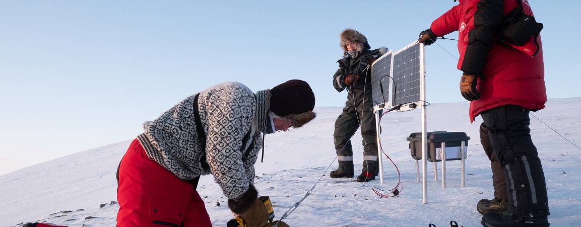 Maternal den study in Svalbard, Norway