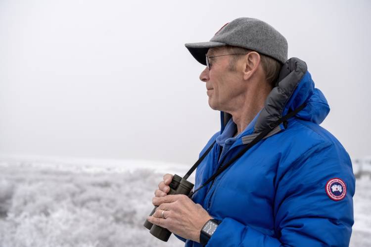 Dr. Steven Amstrup on the tundra